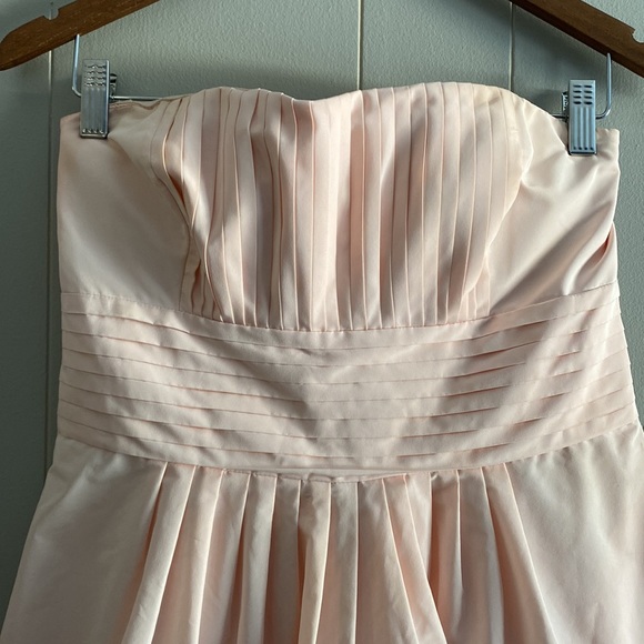 BCBG Max Azria Rosette Cocktail Dress in Blush size 12 - Picture 3 of 13